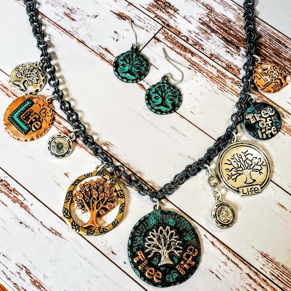 Tree of Life Necklace Set - Picture 4 of 4